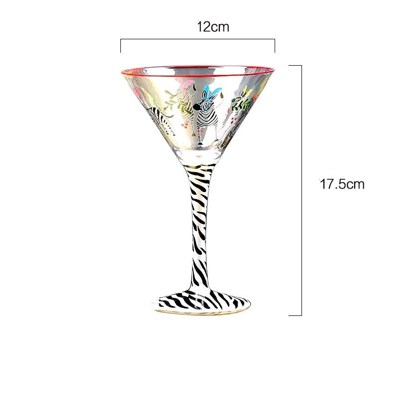 Moroccan Nights Nordic Stained Glass Goblets For Wine And Cocktails