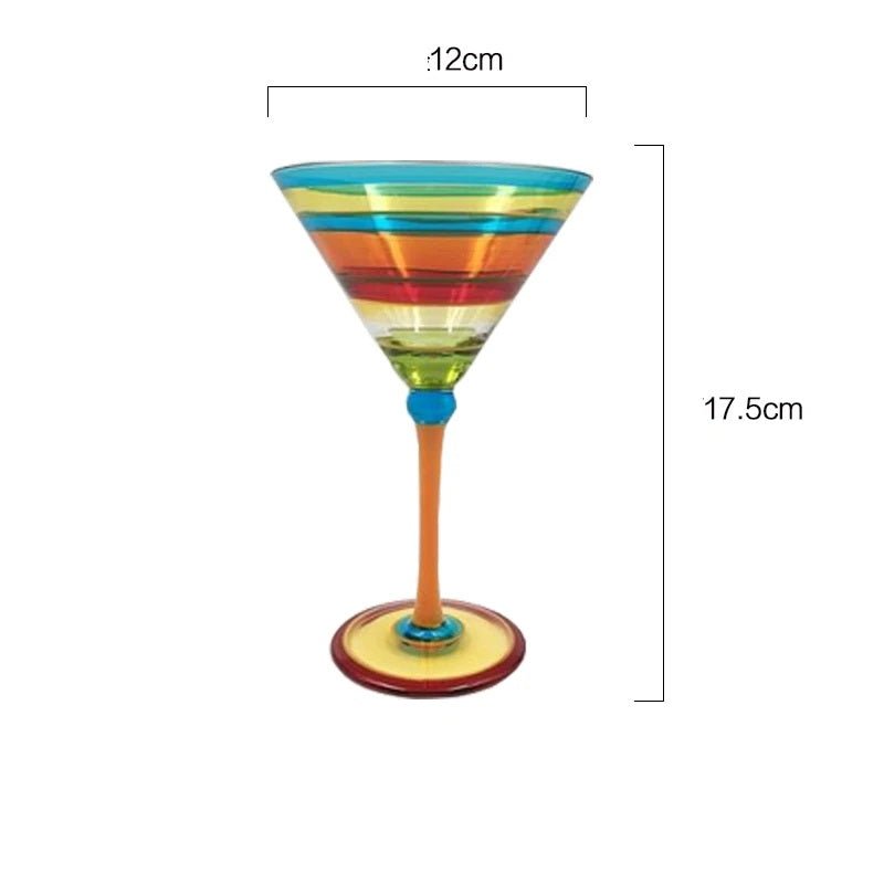 Moroccan Nights Nordic Stained Glass Goblets For Wine And Cocktails