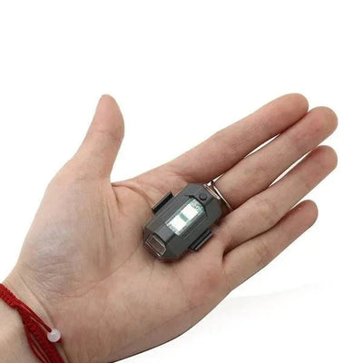 Motorcycle Strobe Lights USB Rechargeable Anti-Collision Safety Lights