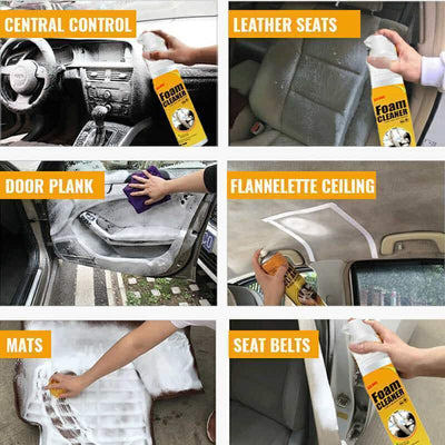 Car Interior Foam Cleaner Multi Purpose Deep Cleaning Solution