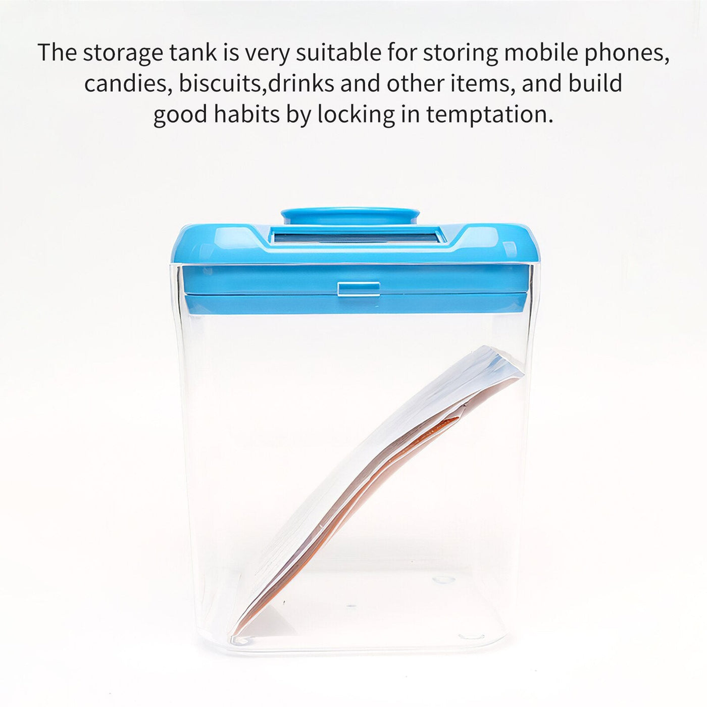 Time Lock Storage Container Transparent Secure Safe Box