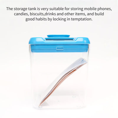 Time Lock Storage Container Transparent Secure Safe Box