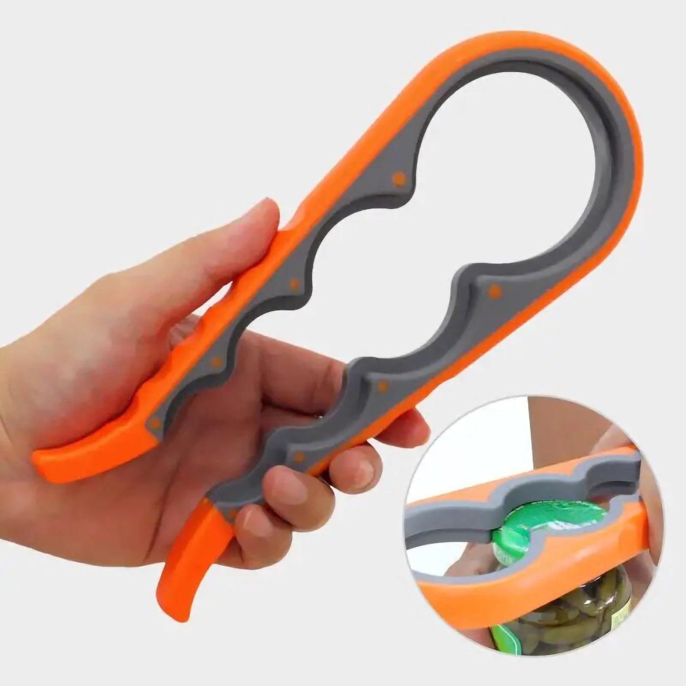 Manual Can Opener 4-in-1 Bottle Opener With Non-Slip Grip Easy Use