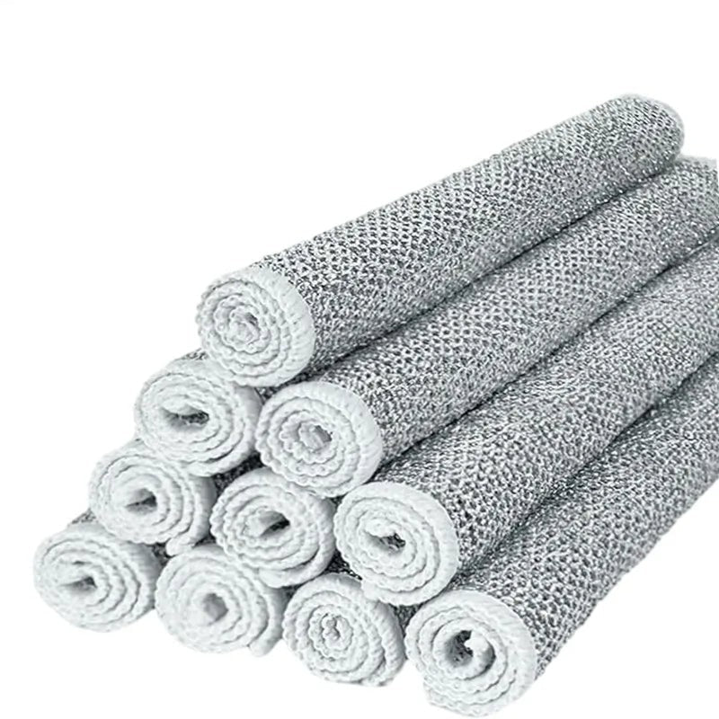 Multipurpose Wire Dishwashing Rag Reusable Wet Dry Cleaning Cloth