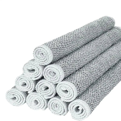 Multipurpose Wire Dishwashing Rag Reusable Wet Dry Cleaning Cloth