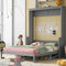 Murphy Queen Size Bed With Built-In Shelf For Space Saving