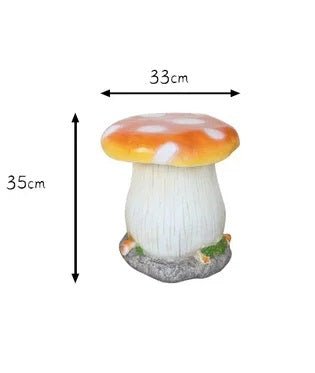 Mushroom Outdoor Garden Table And Chair Set For Balcony Courtyard