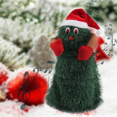 Musical Santa Claus Tree Animated Dancing Christmas Decoration Toy