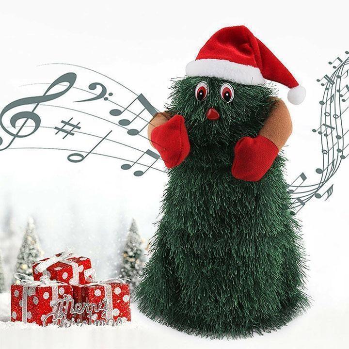 Musical Santa Claus Tree Animated Dancing Christmas Decoration Toy