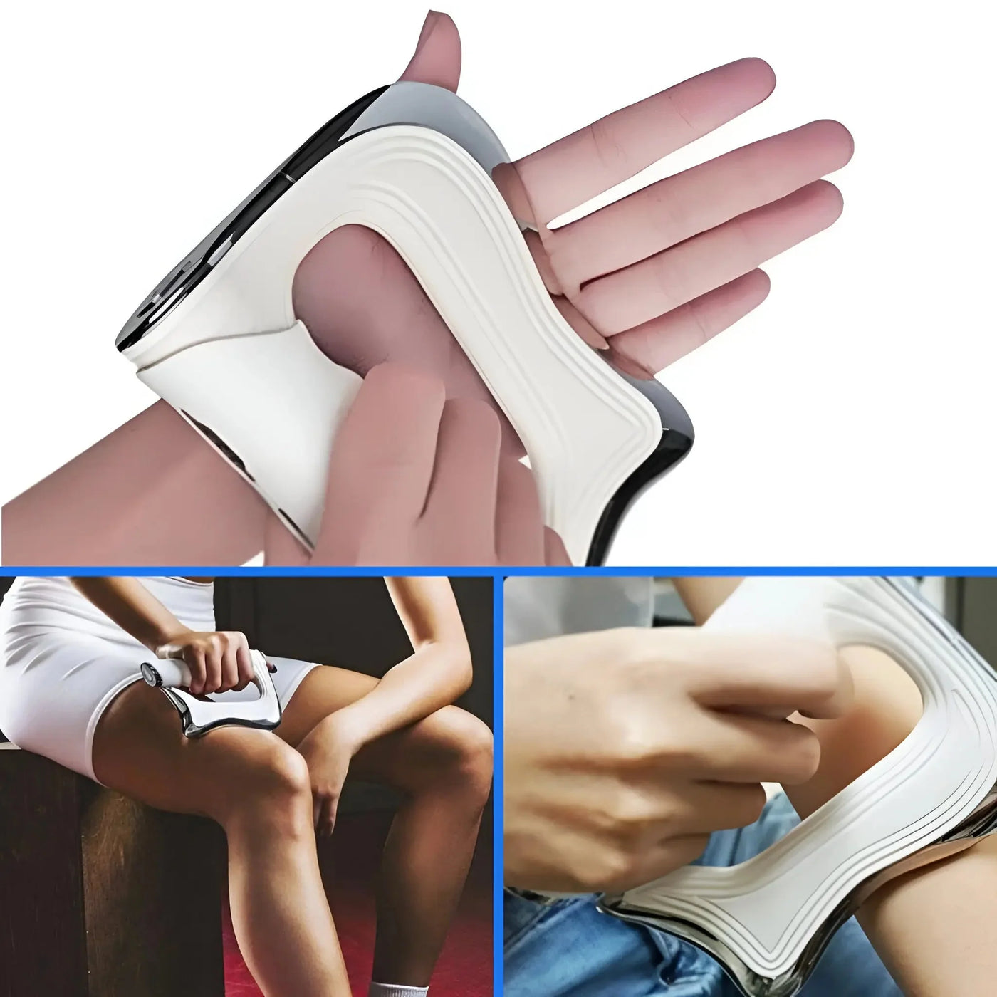 Myofascial Release Therapy Device With Microcurrent Vibration Muscle Stimulator