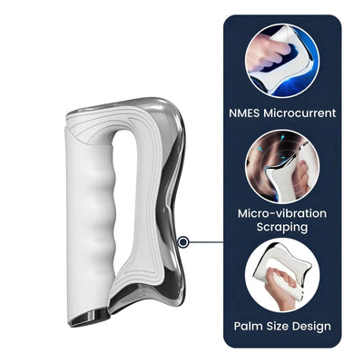 Myofascial Release Therapy Device With Microcurrent Vibration Muscle Stimulator