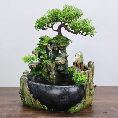 Mystic Garden Decorative Tabletop Fountain For Home And Office
