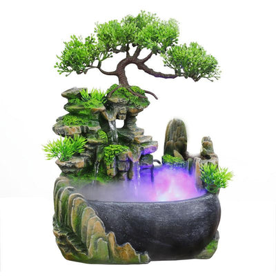 Mystic Garden Decorative Tabletop Fountain For Home And Office