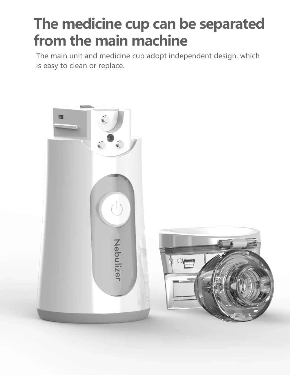 Portable Nebuliser Compact Mini Handheld Inhaler Machine