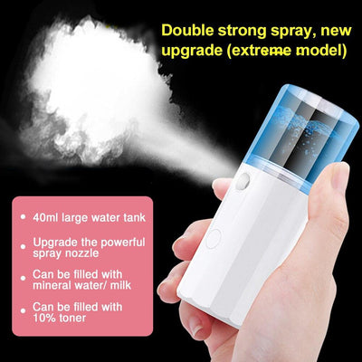 Nano Mist Sprayer Rechargeable Portable Facial Hydration Device