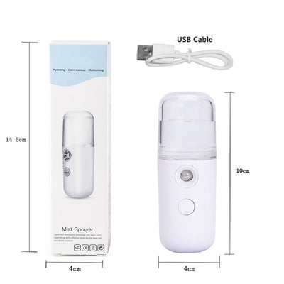 Nano Mist Sprayer Rechargeable Portable Facial Hydration Device
