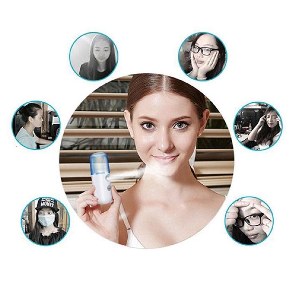 Nano Mist Sprayer Rechargeable Portable Facial Hydration Device