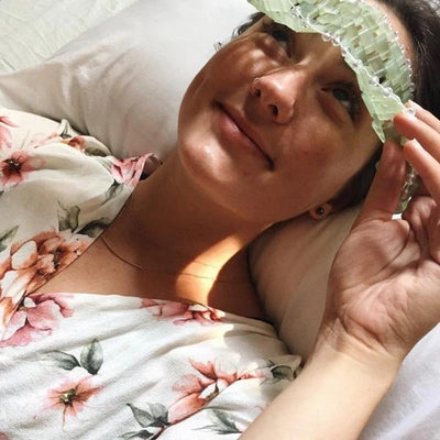 Natural Jade Eye Mask Cooling Hot Therapy Stone For Relaxation