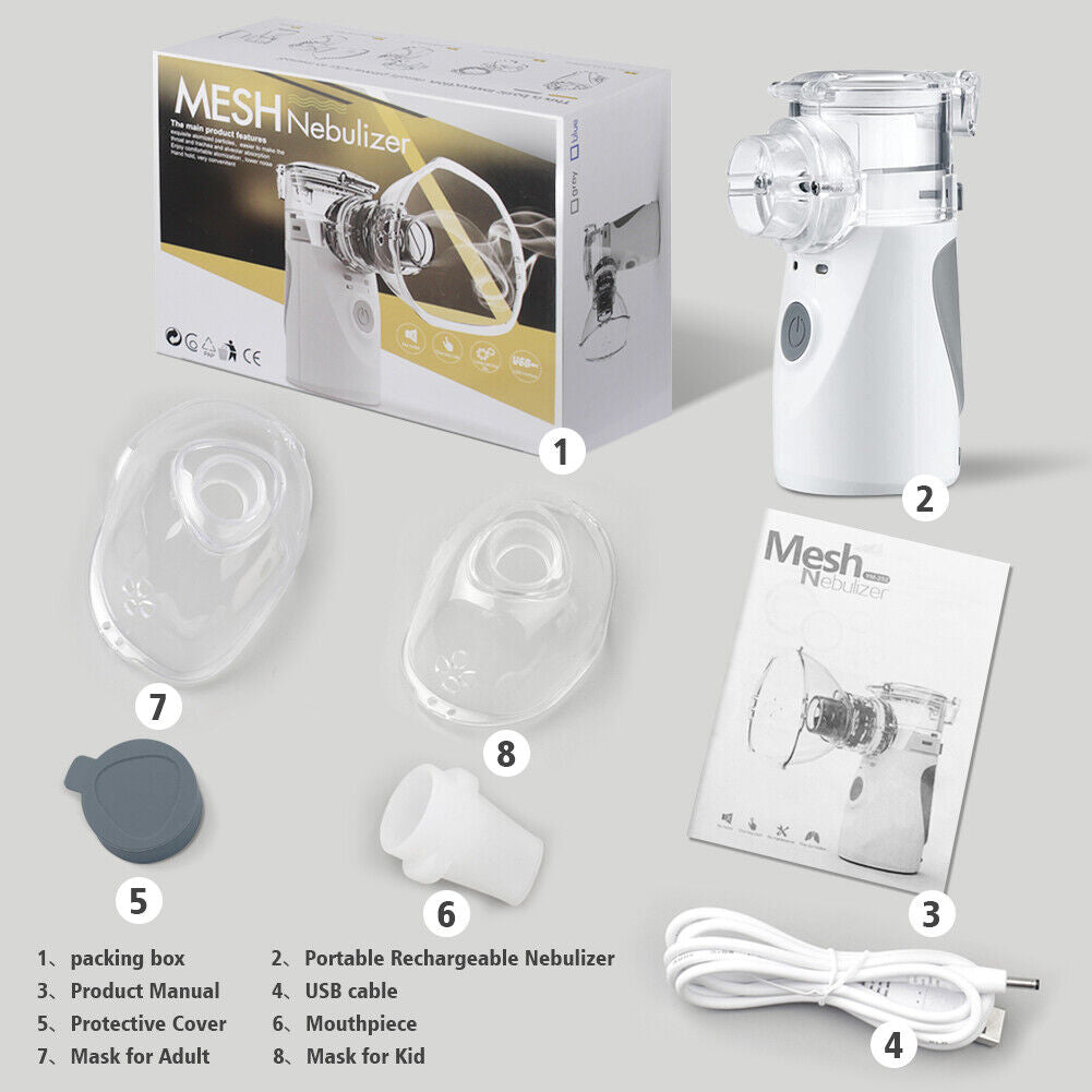 Portable Nebuliser Compact Mini Handheld Inhaler Machine