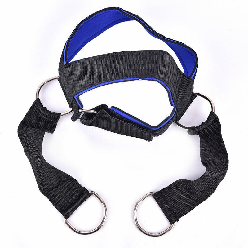 Neck Training Head Harness With Chain For Weight Lifting And Strength