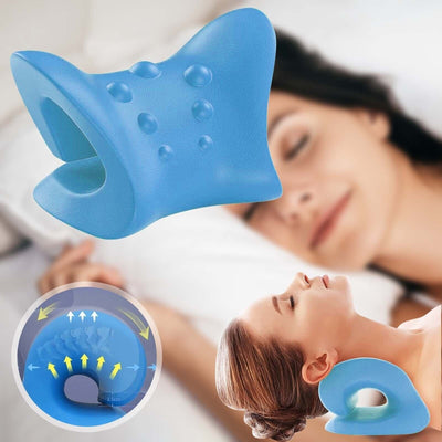 Neck Cloud Massage Pillow For Cervical Traction Spine Alignment Relaxation