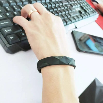 Negative Ion Bracelet Waterproof Silicone Anti Fatigue Lovers Band