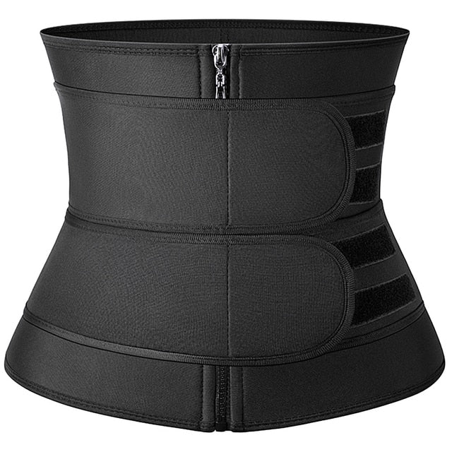 Neoprene Waist Trainer For Women Body Shaper With Two Belts