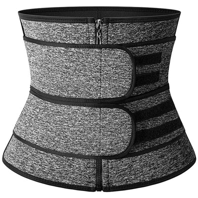 Neoprene Waist Trainer For Women Body Shaper With Two Belts