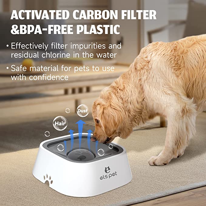 Never-Ever Spill Dog Water Bowl For Mess-Free Hydration