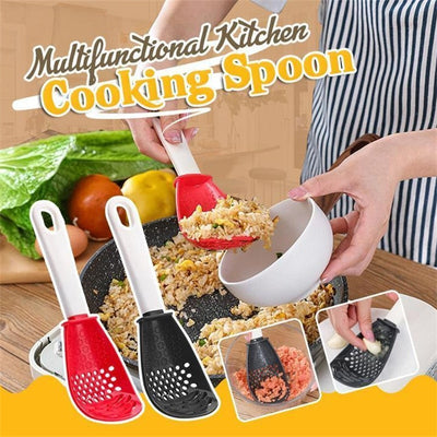 Multifunctional Kitchen Spoon For Cooking And Serving Tasks