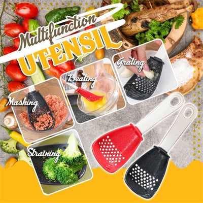 Multifunctional Kitchen Spoon For Cooking And Serving Tasks