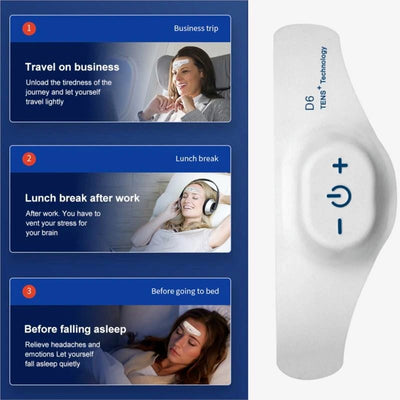 Night Anxiety Relief Device Electric Massager TENS Headache Migraine Aid