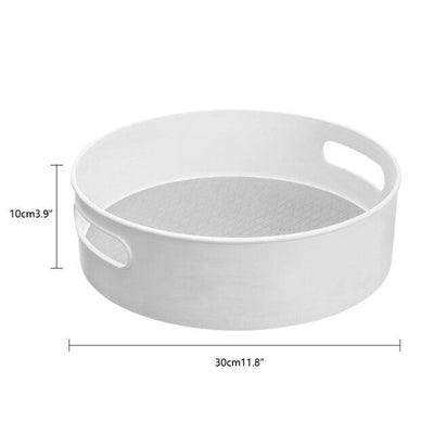 Rotating Kitchen Rack 360 Degree Non Slip Storage Organizer