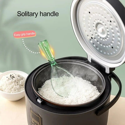 Non-Stick Rice Paddle With Transparent Standable Spoon Holder
