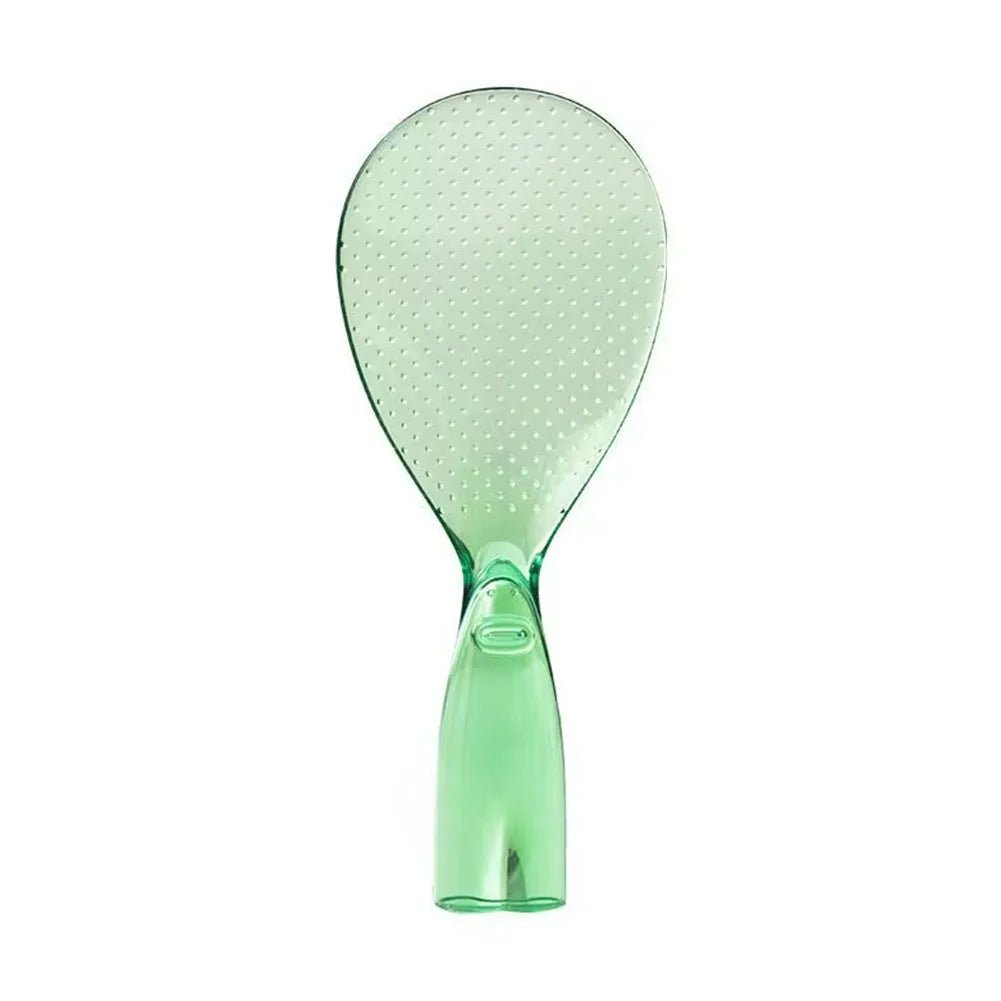 Non-Stick Rice Paddle With Transparent Standable Spoon Holder