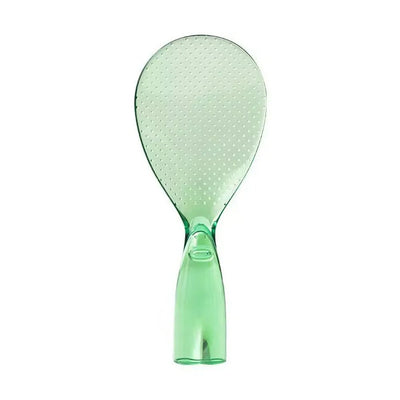 Non-Stick Rice Paddle With Transparent Standable Spoon Holder