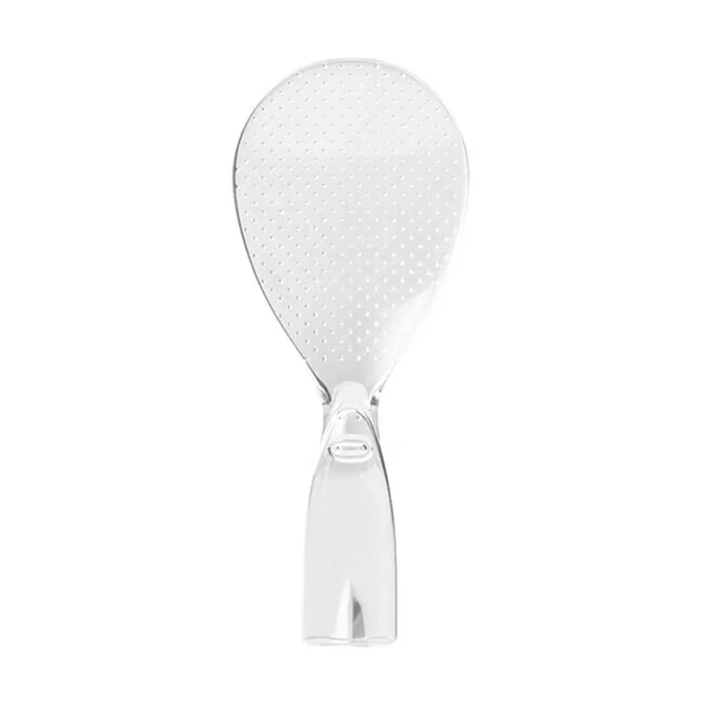 Non-Stick Rice Paddle With Transparent Standable Spoon Holder