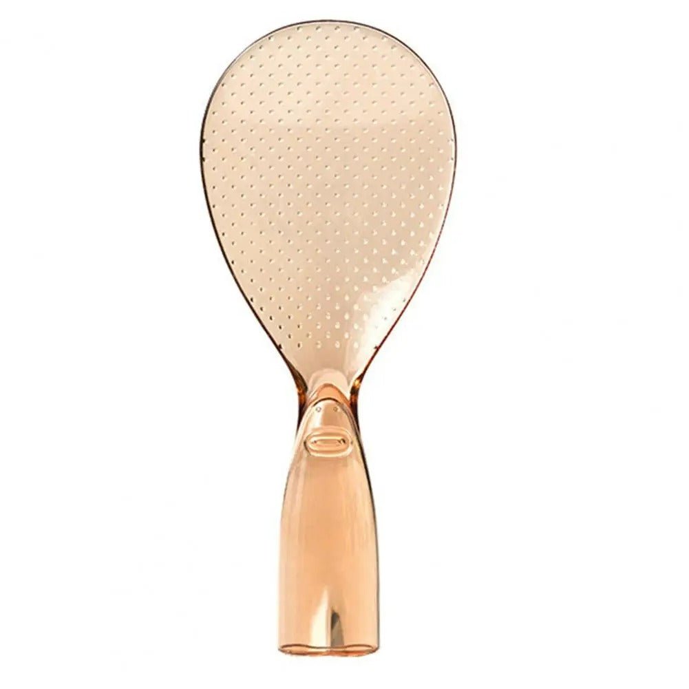 Non-Stick Rice Paddle With Transparent Standable Spoon Holder