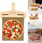 Non-Stick Sliding Pizza Peel With Wooden Handle For Easy Baking
