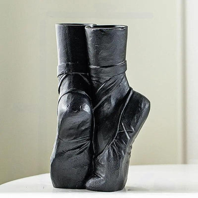 Nordic Ceramic Art Vase Ballet Shoes Sculpture For Home Decor