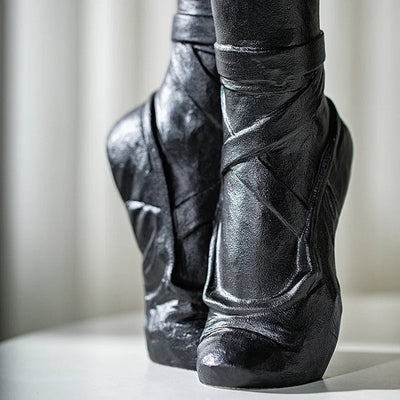 Nordic Ceramic Art Vase Ballet Shoes Sculpture For Home Decor