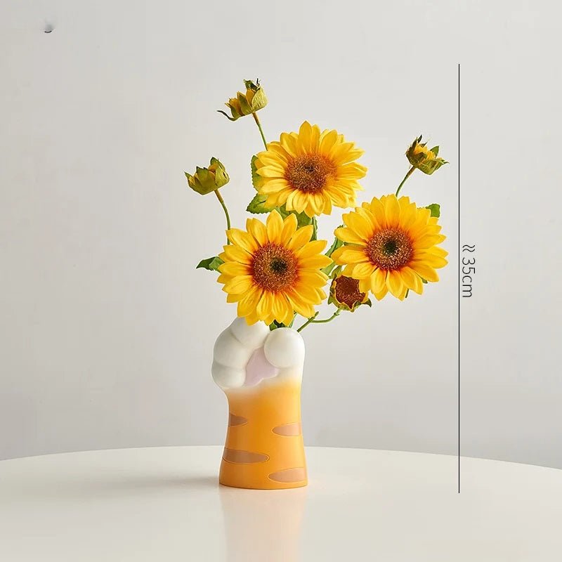 Nordic Cat Claw Vase Stylish Floral Pot For Creative Home Decor