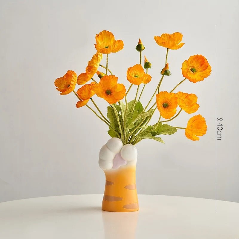 Nordic Cat Claw Vase Stylish Floral Pot For Creative Home Decor