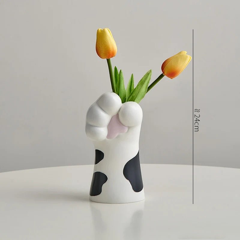 Nordic Cat Claw Vase Stylish Floral Pot For Creative Home Decor