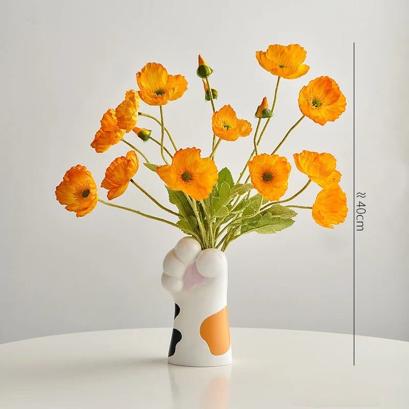 Nordic Cat Claw Vase Stylish Floral Pot For Creative Home Decor