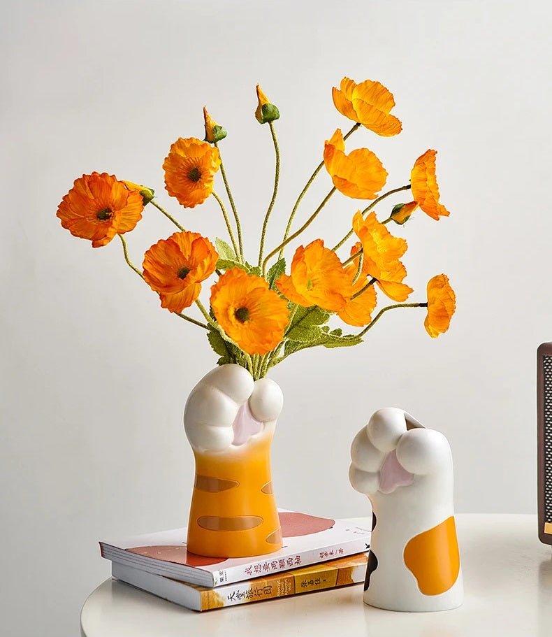 Nordic Cat Claw Vase Stylish Floral Pot For Creative Home Decor