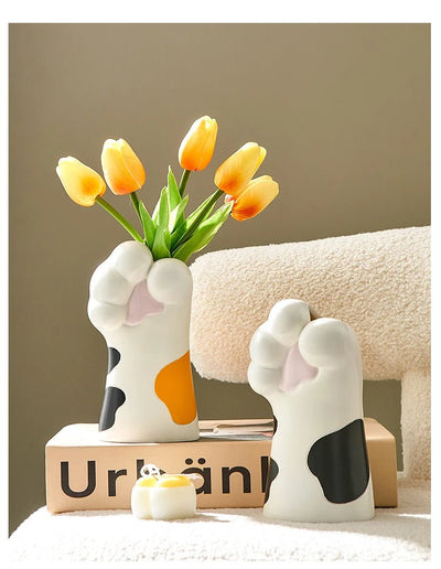 Nordic Cat Claw Vase Stylish Floral Pot For Creative Home Decor