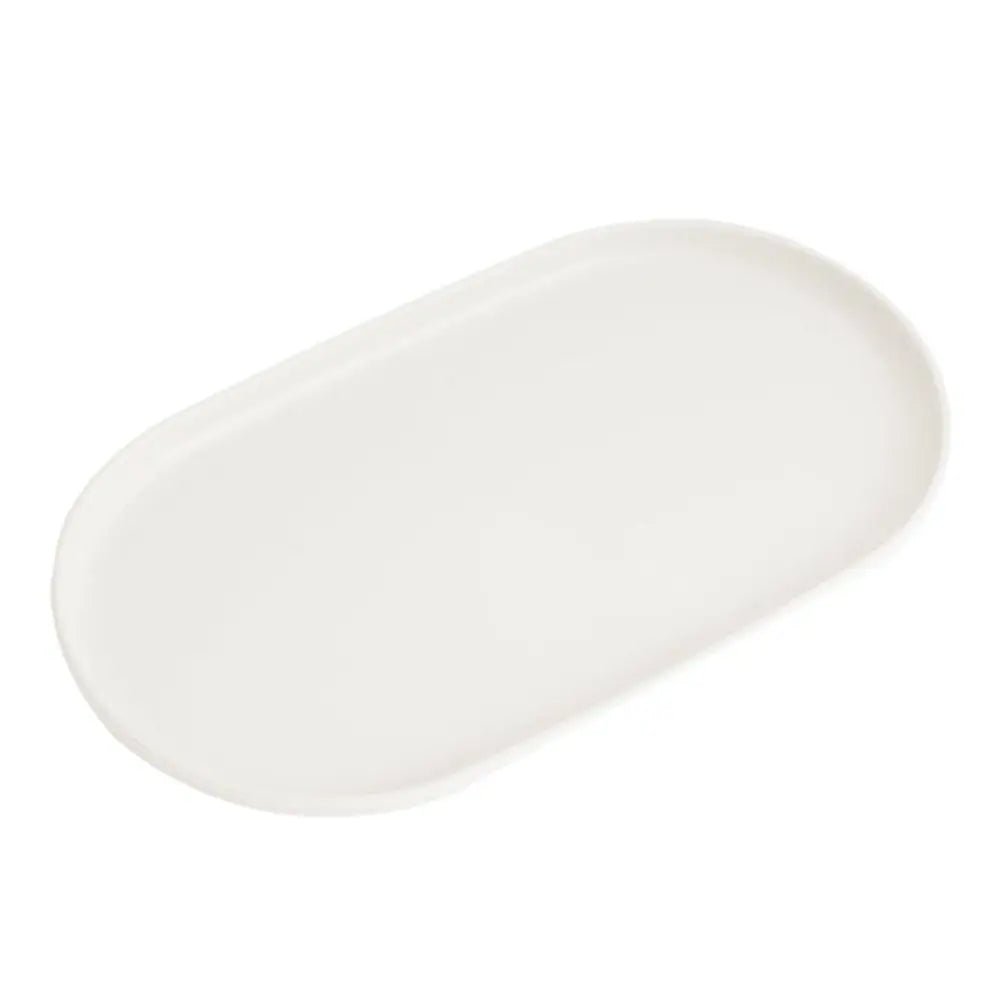 Nordic-style Dessert Tray Stackable Oval Reusable Serving Platter
