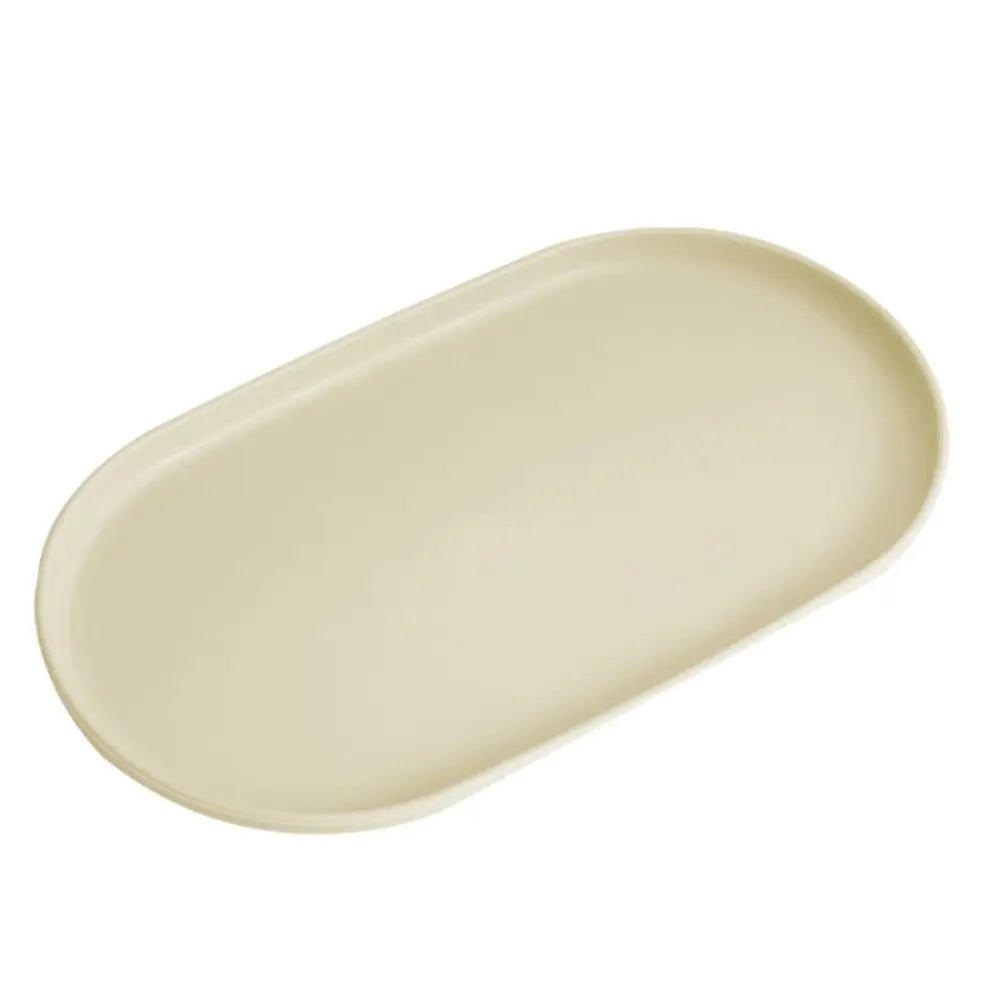 Nordic-style Dessert Tray Stackable Oval Reusable Serving Platter