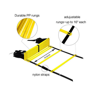 Nylon Speed Training Ladder Straps For Agility And Fitness